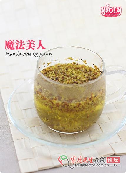 自制冰糖桂花茶——簡單的美白排毒茶