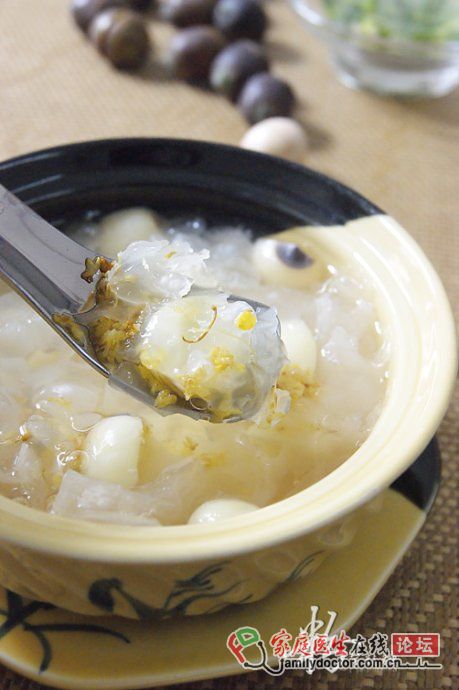 美食達人 糖桂花鮮蓮雪耳羹的做法