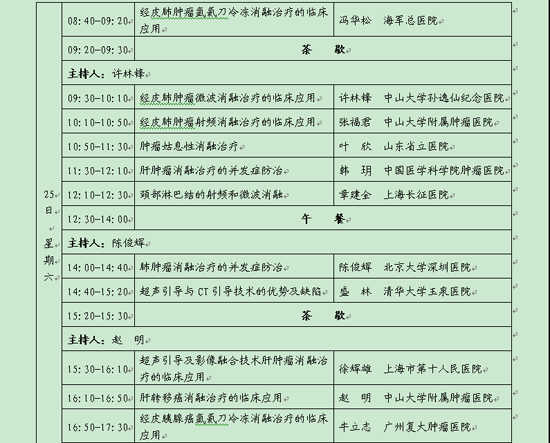 第一期全國(guó)腫瘤消融治療技術(shù)規(guī)范應(yīng)用培訓(xùn)項(xiàng)目